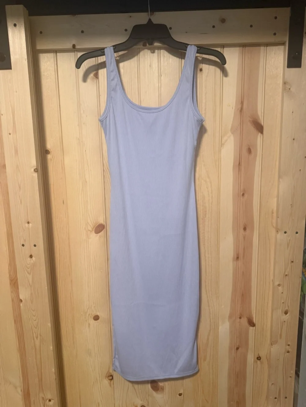 SHEIN Lavender Ribbed Tank Dress - Picture 4 of 7